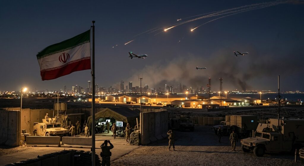 Iran Launches Attacks on US Positions Across Middle East After Wedding Deaths