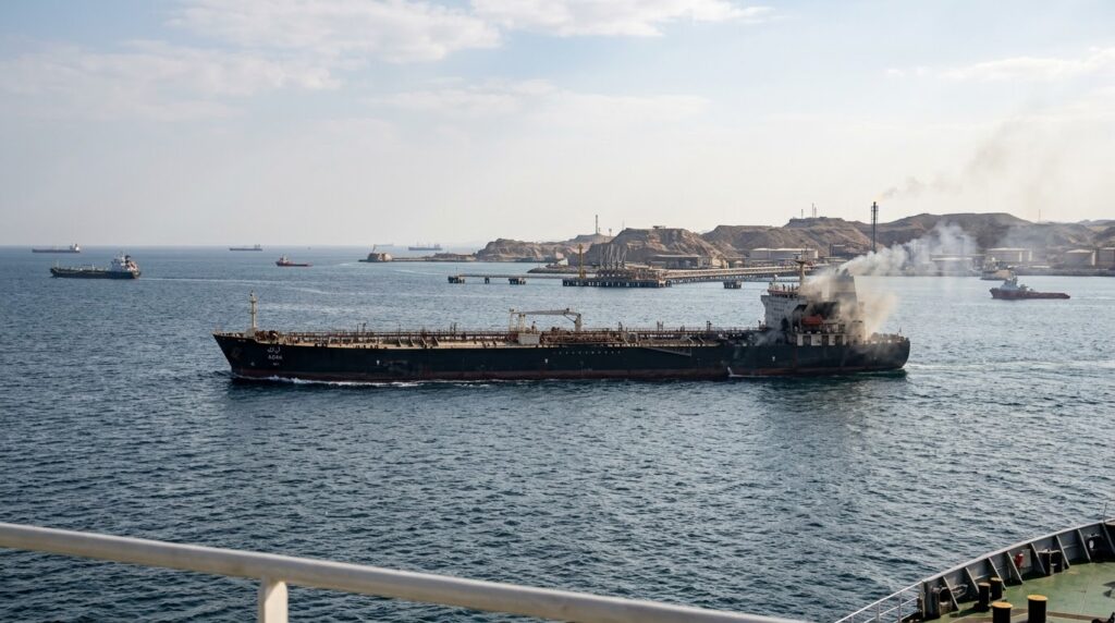 Iranian Oil Tanker Hit Near Kharg Island as Trump Threatens New Strike on Iran