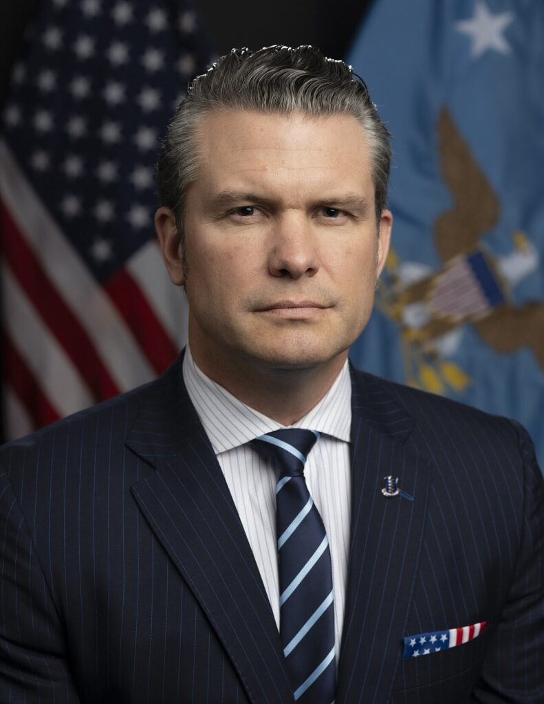 US Defense Secretary Pete Hegseth, who criticized journalists covering the Iran-US war